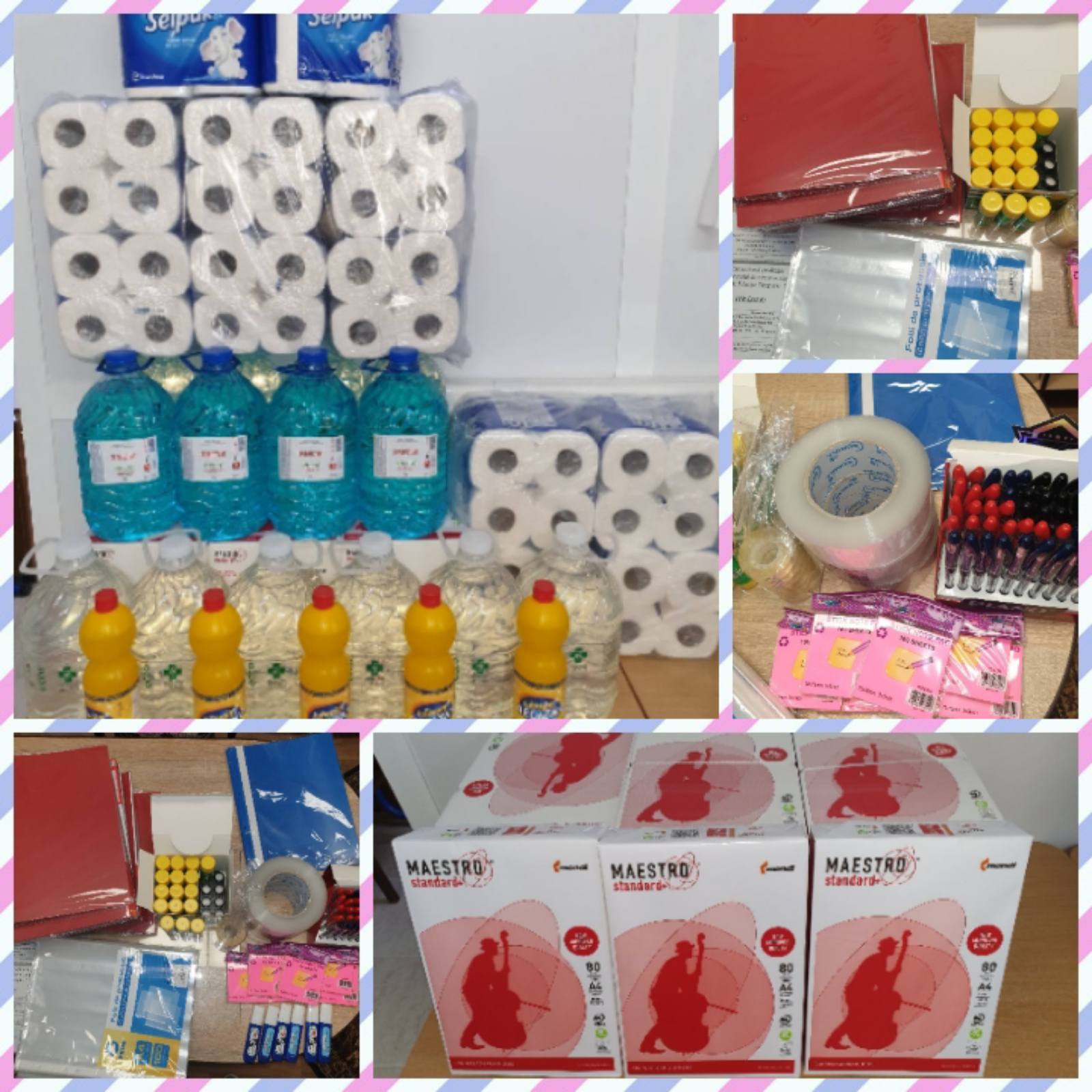 Produse de igiena si rechizite de birou oferite de DETS BUIUCANI