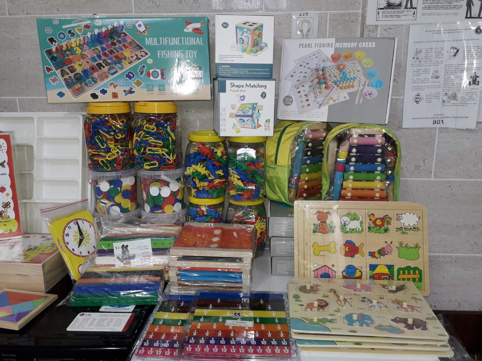 Grădinița nr.62 a fost dotată cu seturi de materiale didactice și interactive oferite de Fondul Națiunilor Unite pentru Copii